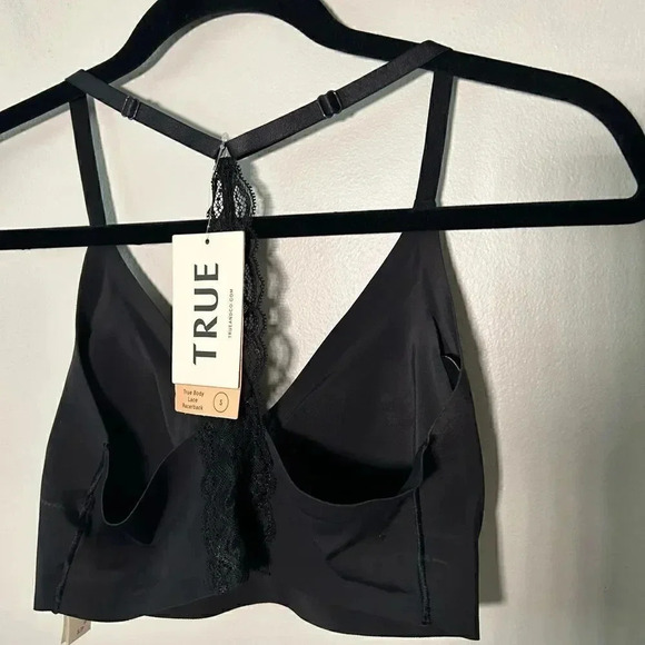 NWT True & Co Womens  True Body Triangle Lace Racerback Bra S - Picture 5 of 6